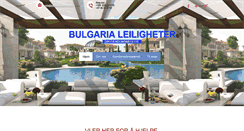 Desktop Screenshot of bulgaria-leiligheter.com